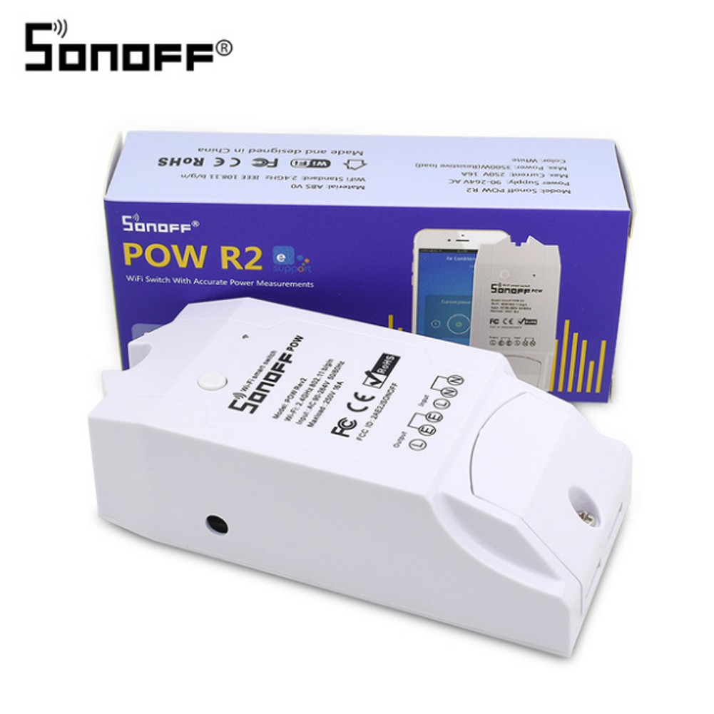 SONOFF POW R2 - 15A, công tắc WIFI, điều khiển từ xa thông minh