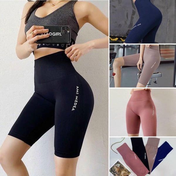 Quần tập lửng AMI cao cấp cho tập GYM, YOGA, thể dục thể thao. TT91 shop