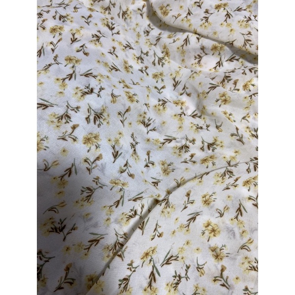 Vải voan chipon hoa nhí dài 1m5 x 1m5