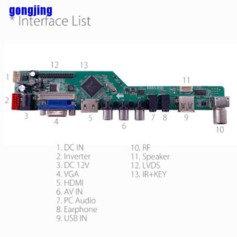 Bảng Mạch Điều Khiển TV LCD GO T.V53.03 V53 Chuyên Dụng