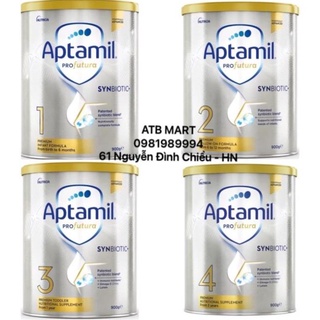 Sữa APTAMIL ÚC 900gr đủ 4 số (Mẫu mới, date 2/2024)