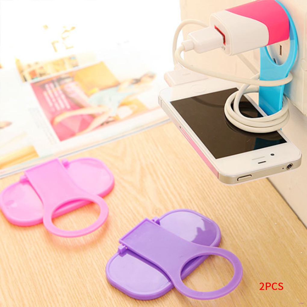 Set 2 Giá Đỡ Điện Thoại Gắn Tường Tiện Dụng