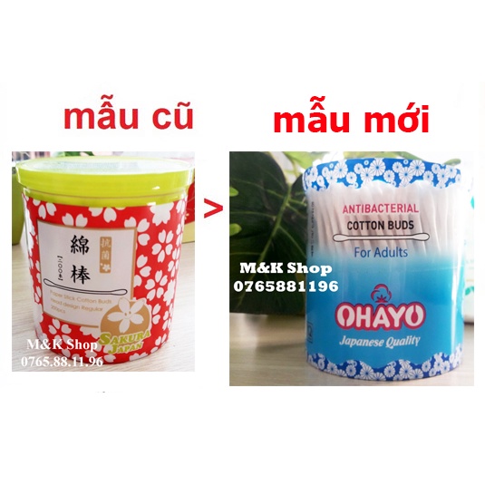 Tăm Bông Kháng Khuẩn Ohayo 200 Que Thay Thế Sakura, Công Nghệ Nhật Bản