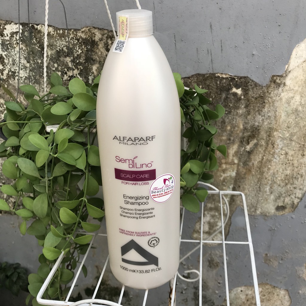 Dầu gội chống rụng tóc Alfaparf Milano Semi Di Lino Scalp Care Energizing Shampoo 1000ml