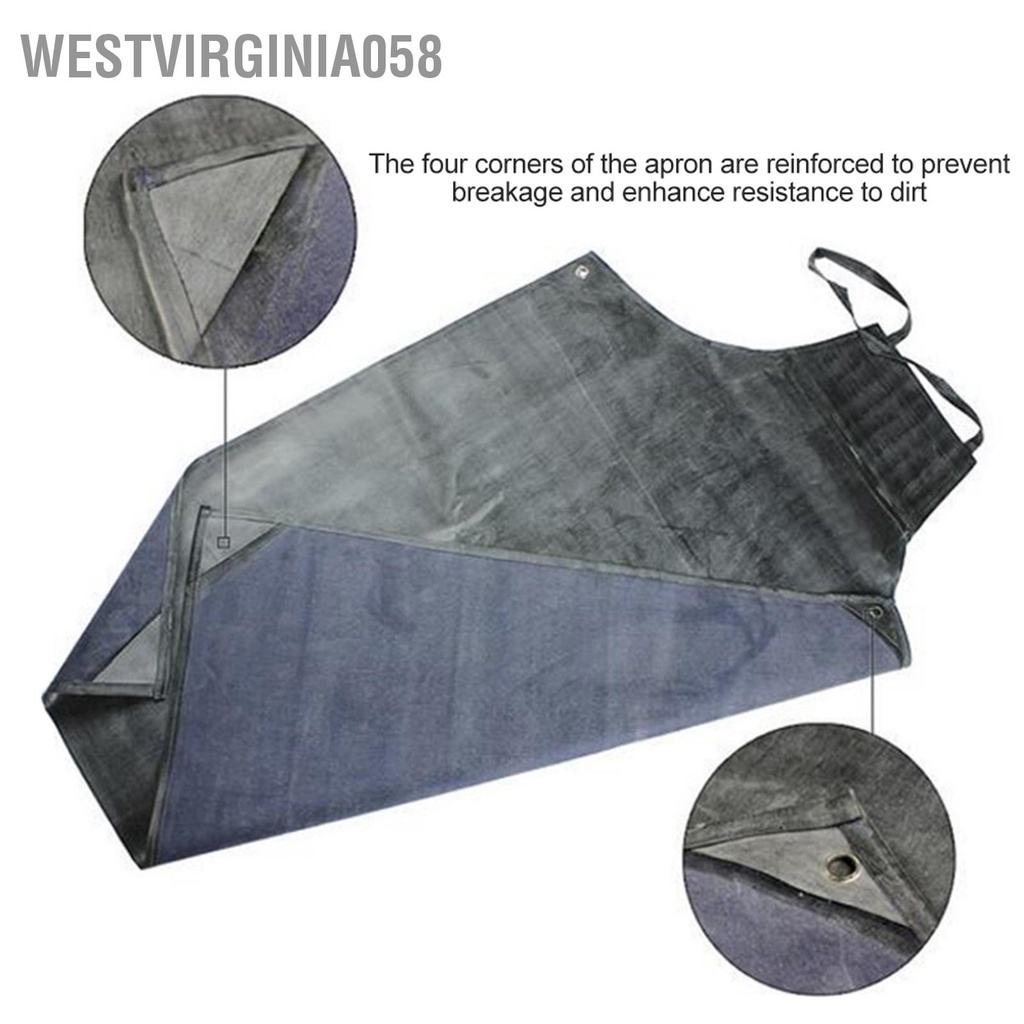 Có thể bán buôn Chống thấm nước 45 ° axit chống dầu Bảo vệ công việc Tạp dề để in nhuộm Nuôi trồng thủy sản Westvirginia058 Hàng giao ngay