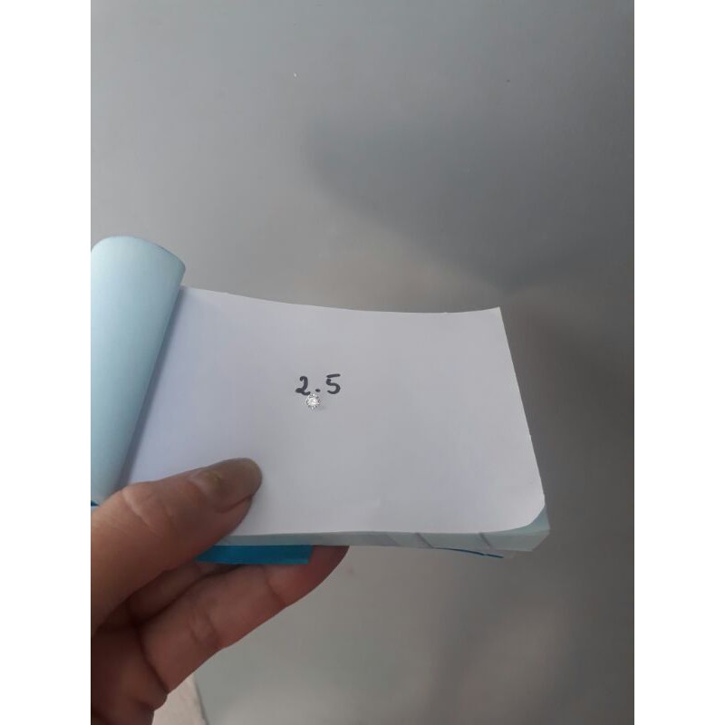 Đá Đính Răng, Đá nữ Trang cao cấp 2.5 combo 2 viên