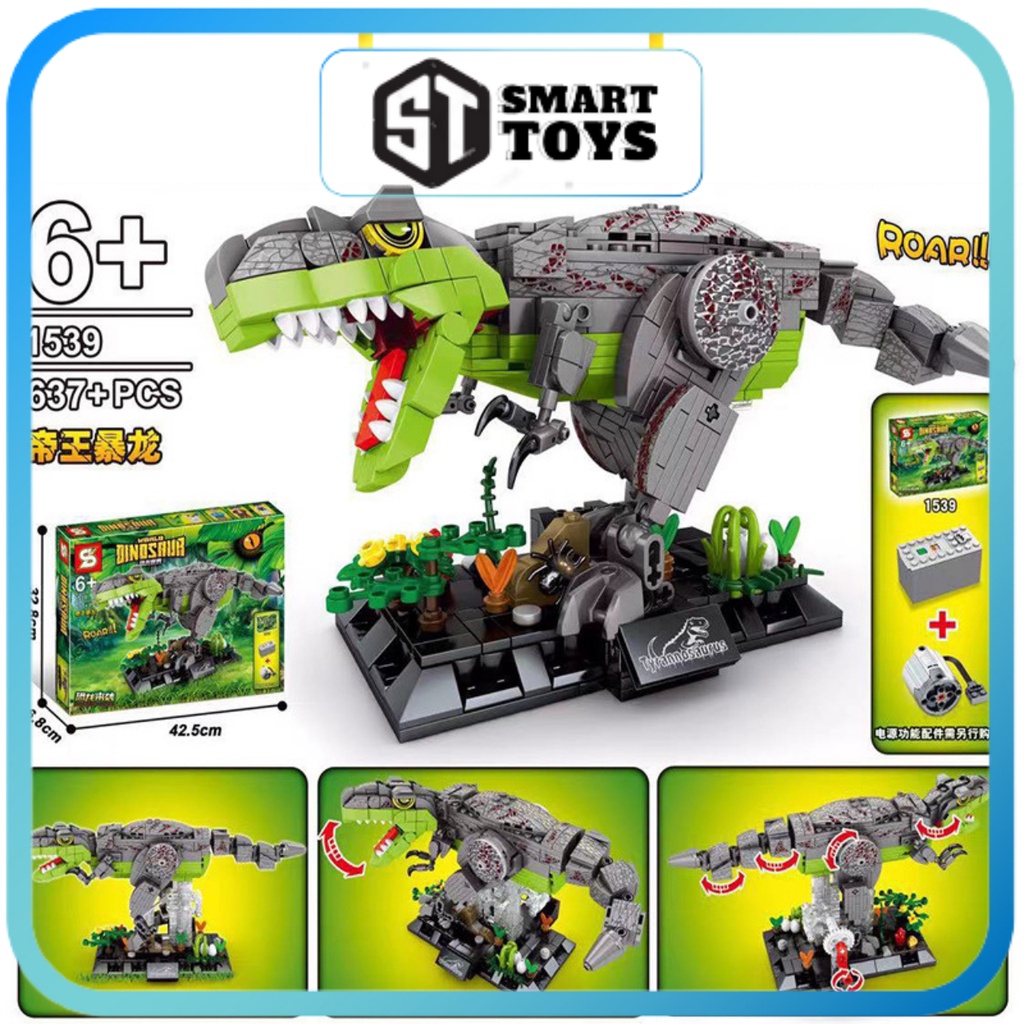 Lego khủng long, xếp hình lego độc đáo cho bé sáng tạo Smart Toy