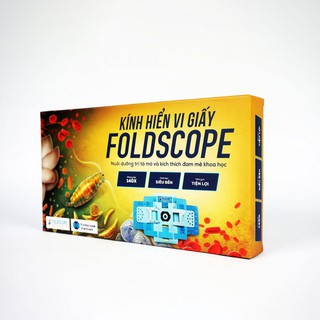 Kính hiển vi bằng giấy Foldscope - khám phá vi thế giới kỳ diệu - Hàng chính hãng