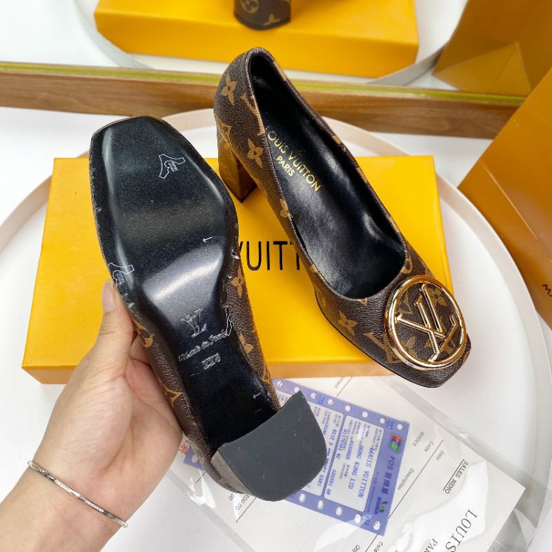 hx Giày Cao Gót 7p Tag Khoá Tròn Da Mềm Êm Fullbox Bill Túi Cao Cấp