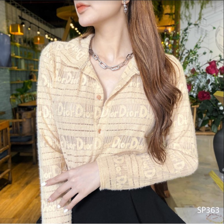 [ Mã WASTRUN4 giảm 10% tối đa 30K đơn 99K] CHIDU Áo sơ mi ren dài tay SP363 | BigBuy360 - bigbuy360.vn