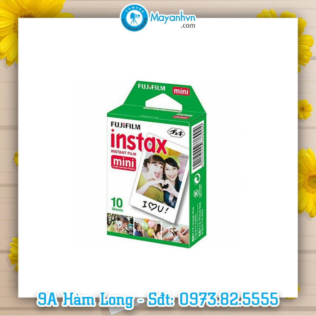 Film Instax Mini - White frame (10 tấm)