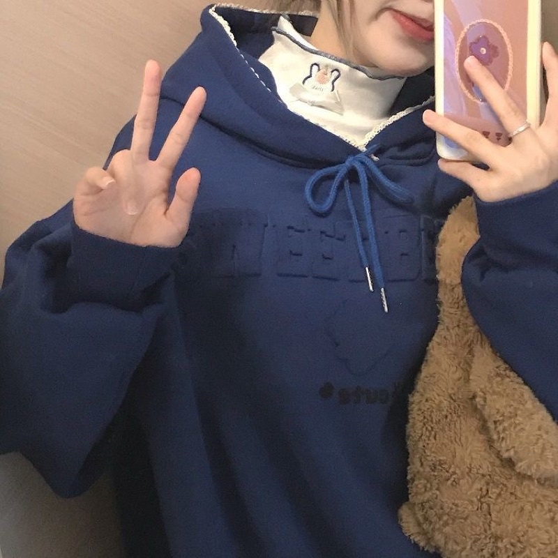 Áo hoodie tai gấu sweet bear | BigBuy360 - bigbuy360.vn