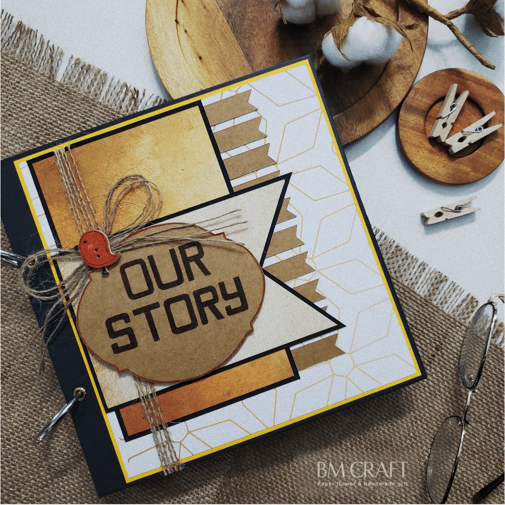 Scrapbook Handmade Our Story - Album ảnh Handmade