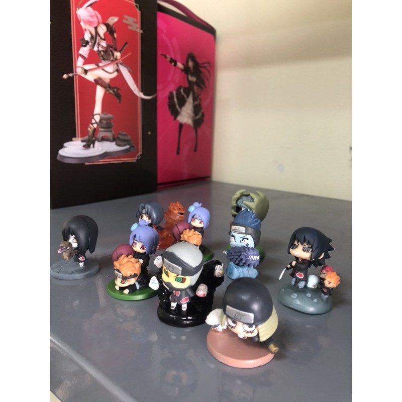 [MHĐ] Bộ mô hình - Figure Chibi Naruto - Akatsuki (6 nhân vật)