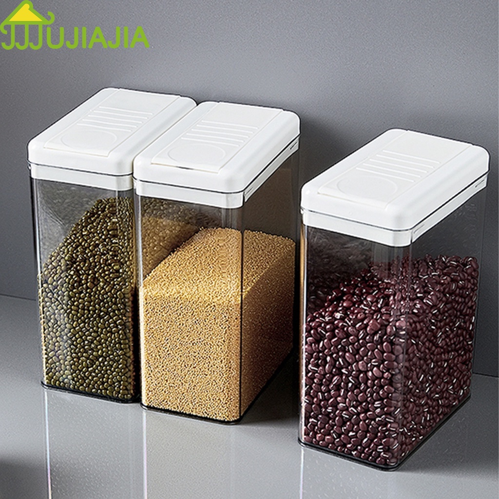 Hộp nhựa JUJIAJIA trong suốt đựng thực phẩm cỡ lớn 2.3L tiện dụng