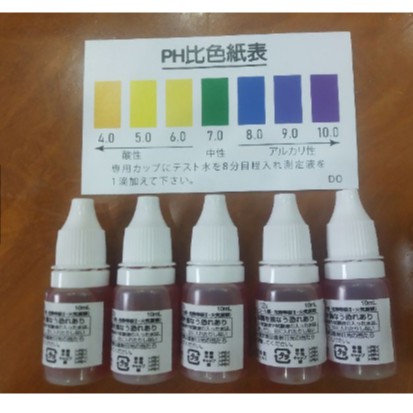 (GIÁ ƯU ĐÃI KHI MUA SỐ LƯỢNG) Dung dịch test pH dùng để kiểm tra nguồn nước. Hàng Nhập Khẩu 100% made in Taiwan.