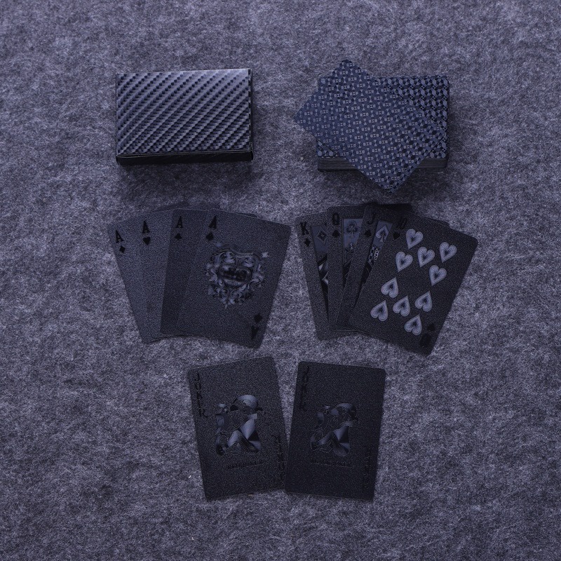 Bộ Bài Tây Chất Liệu Nhựa PVC ⭐Chống Thấm Nước⭐mạ vàng mạ bạc mạ đen