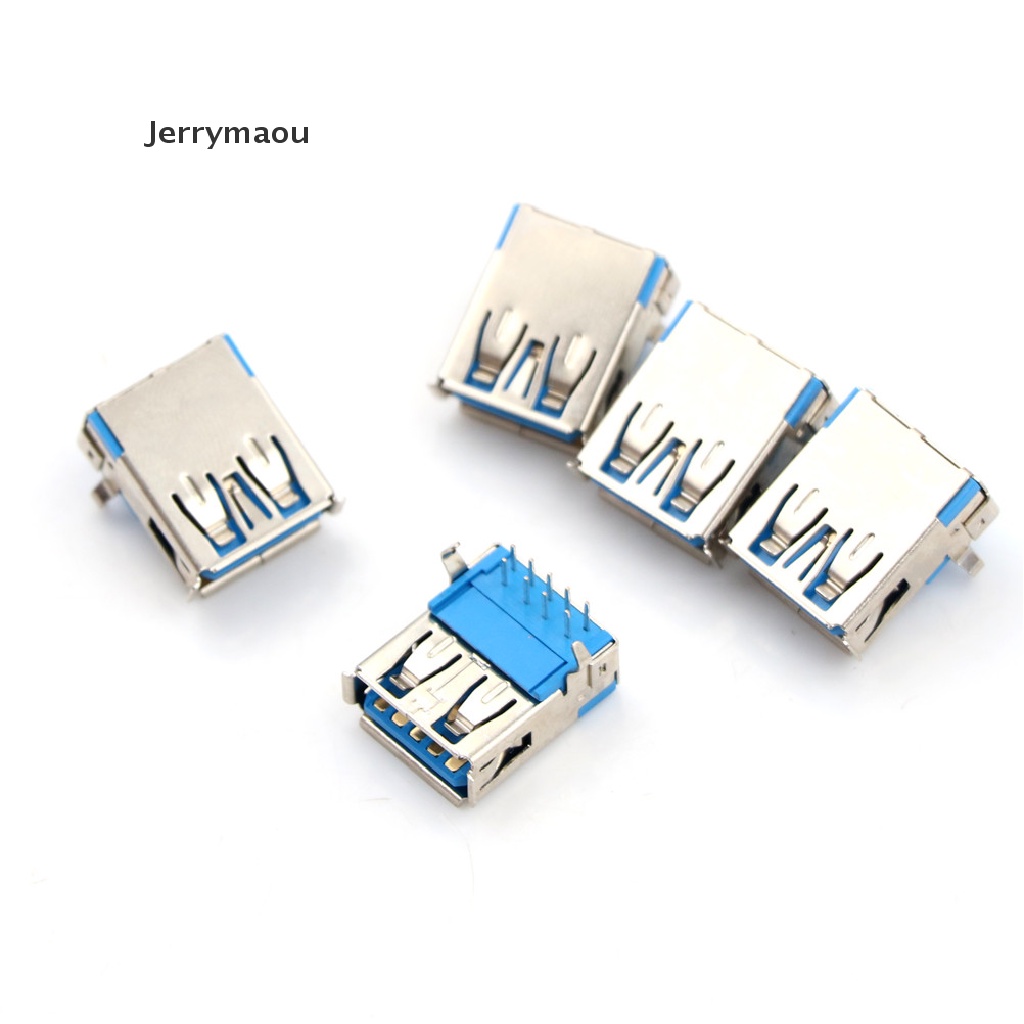 Set 5 Đầu Nối Cổng USB 3.0 Góc Phải 9Pin PCB Chuyên Dụng