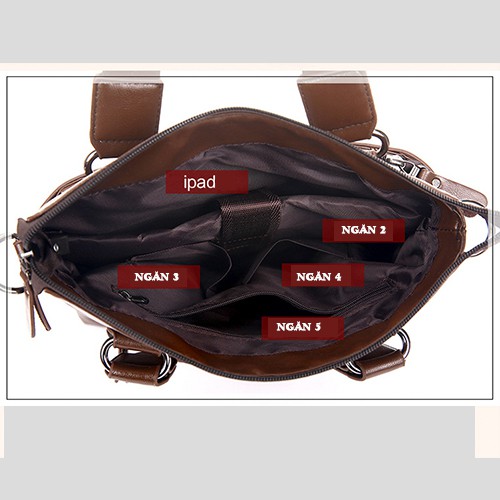 Túi xách nam, Túi đeo nam, túi công sở nam THỜI TRANG BADENROO HM18-VI28 | BigBuy360 - bigbuy360.vn