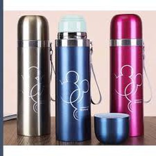 Bình Giữ Nhiệt Mickey Cao Cấp 500ml  INOX 304 Hàng Xịn Giữ Nhiệt Từ 6-8 Tiếng