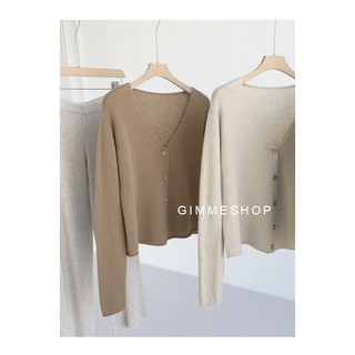 Áo cardigan len đẹp cổ tym (kèm ảnh thật)
