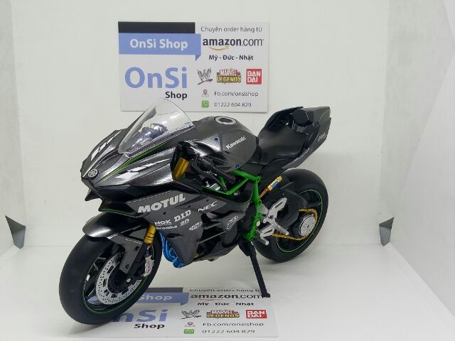KAWASAKI NINJA H2 AOSHIMA 1/12 MÔ HÌNH