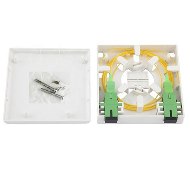 Hộp phối quang 2 sợi trong nhà / ODF 2FO indoor đầy đủ phụ kiện