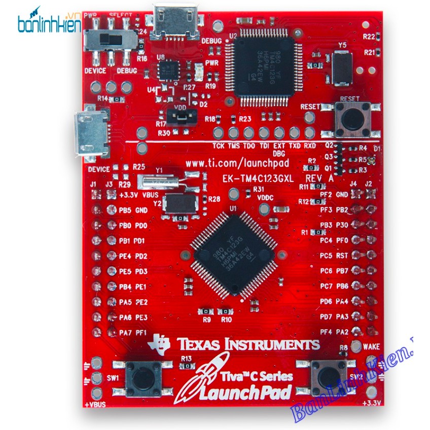 [Sale] KIT Tiva Launchpad EK-TM4C123GXL Chính Hãng Bảo Hành 6 Tháng