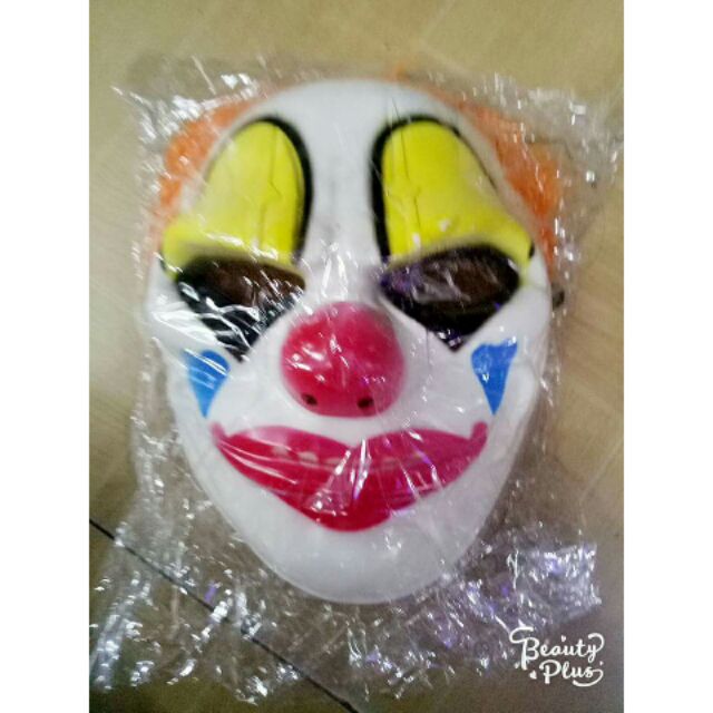 Mặt nạ chú hề Ma quái hóa trang Halloween bằng nhựa
