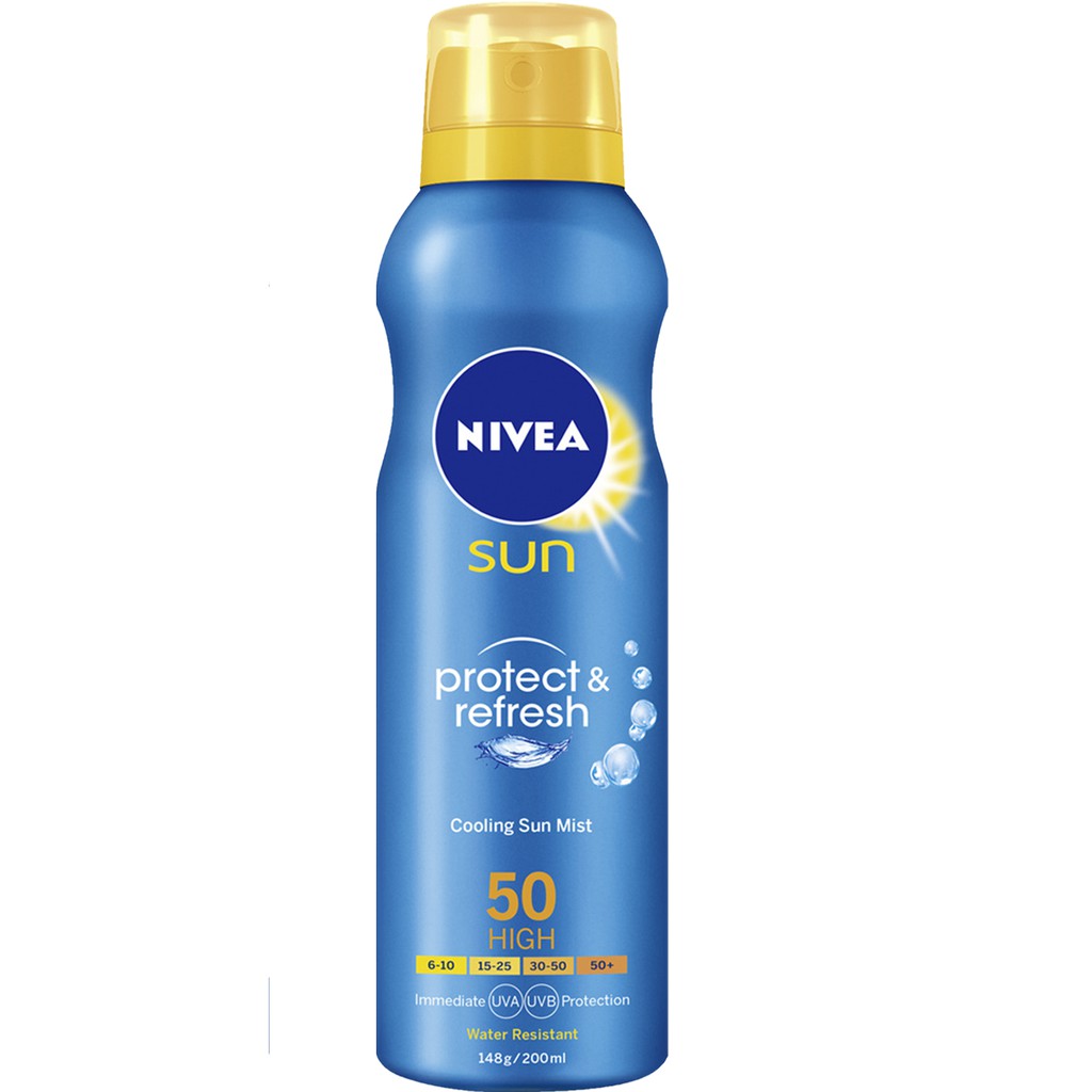 Xịt chống nắng Nivea mát lạnh 200ml - 80461