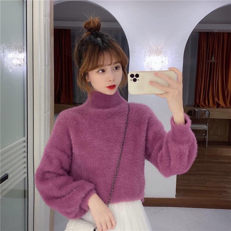 Áo len lông thỏ siêu hot