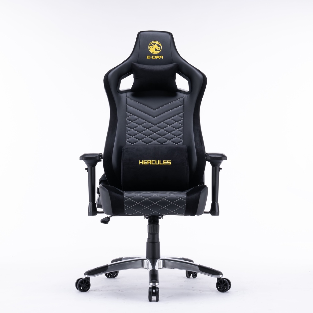 Ghế gaming, ghế ngồi chơi game xoay 360 độ cao cấp E-Dra Hercules EGC203 Pro - Da PU - Tay 4D - Hàng chính hãng