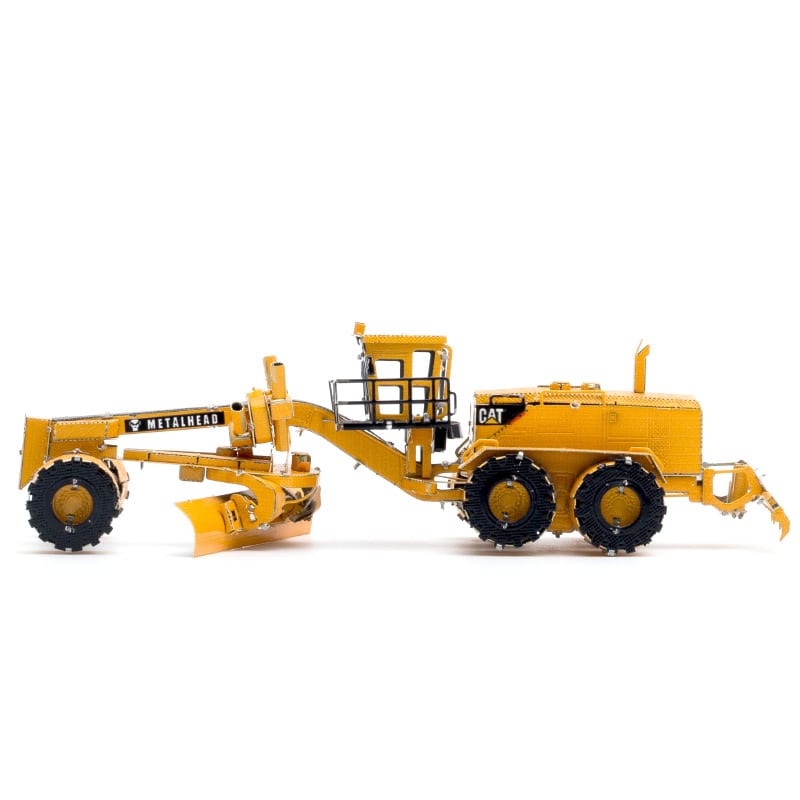 Mô Hình Kim Loại Lắp Ráp 3D Metal Head CAT Xe San Lấp Motor Grader [chưa ráp]