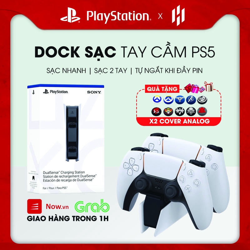 Dock sạc đế sạc tay cầm PS5 Dualsense Controller phụ kiện tay cầm chính hãng Sony PlayStation 5 Chính hãng
