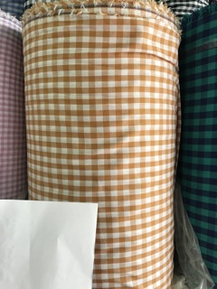 vải kẻ thô