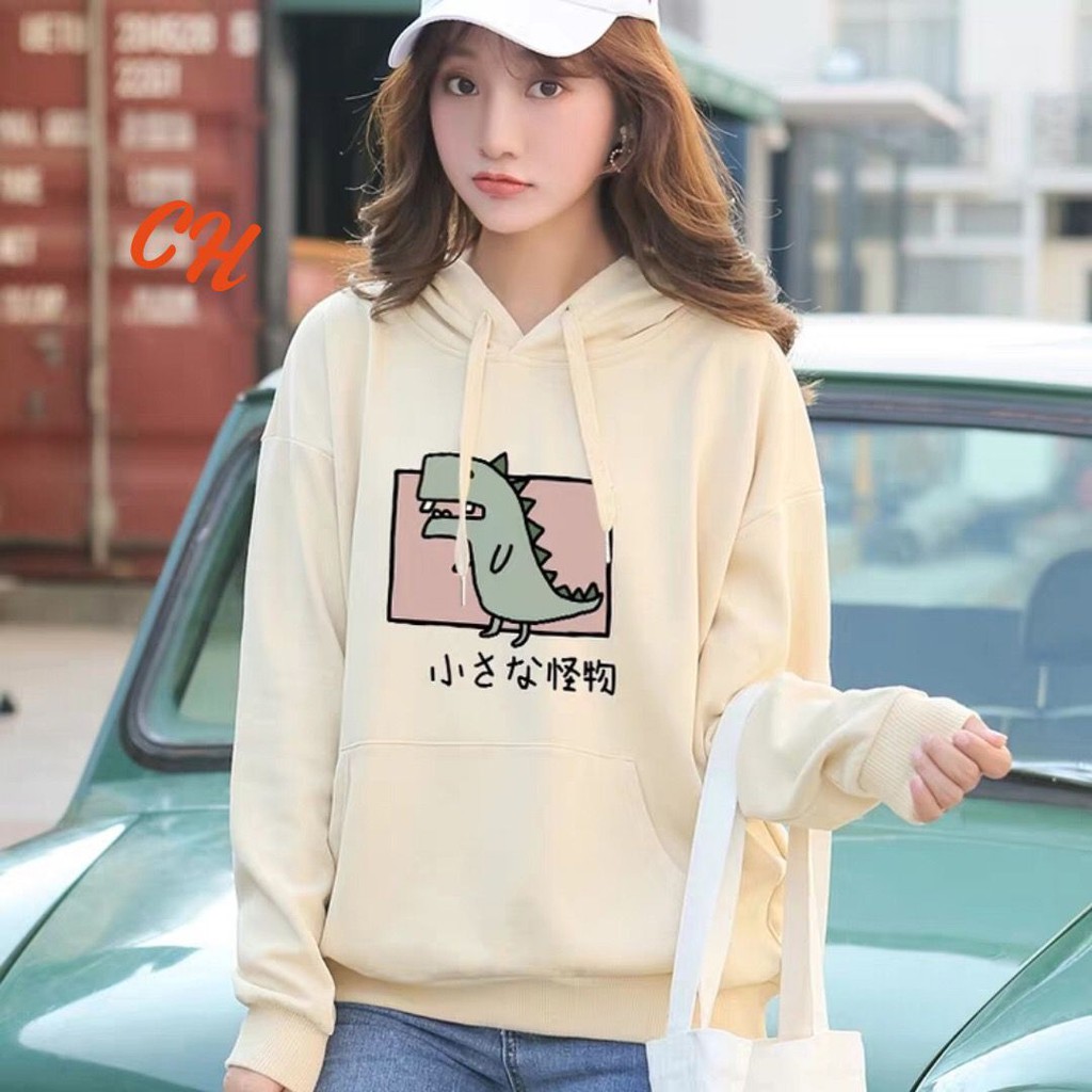 Áo hoodie khủng long chữ nhật siêu đẹp CHU0412