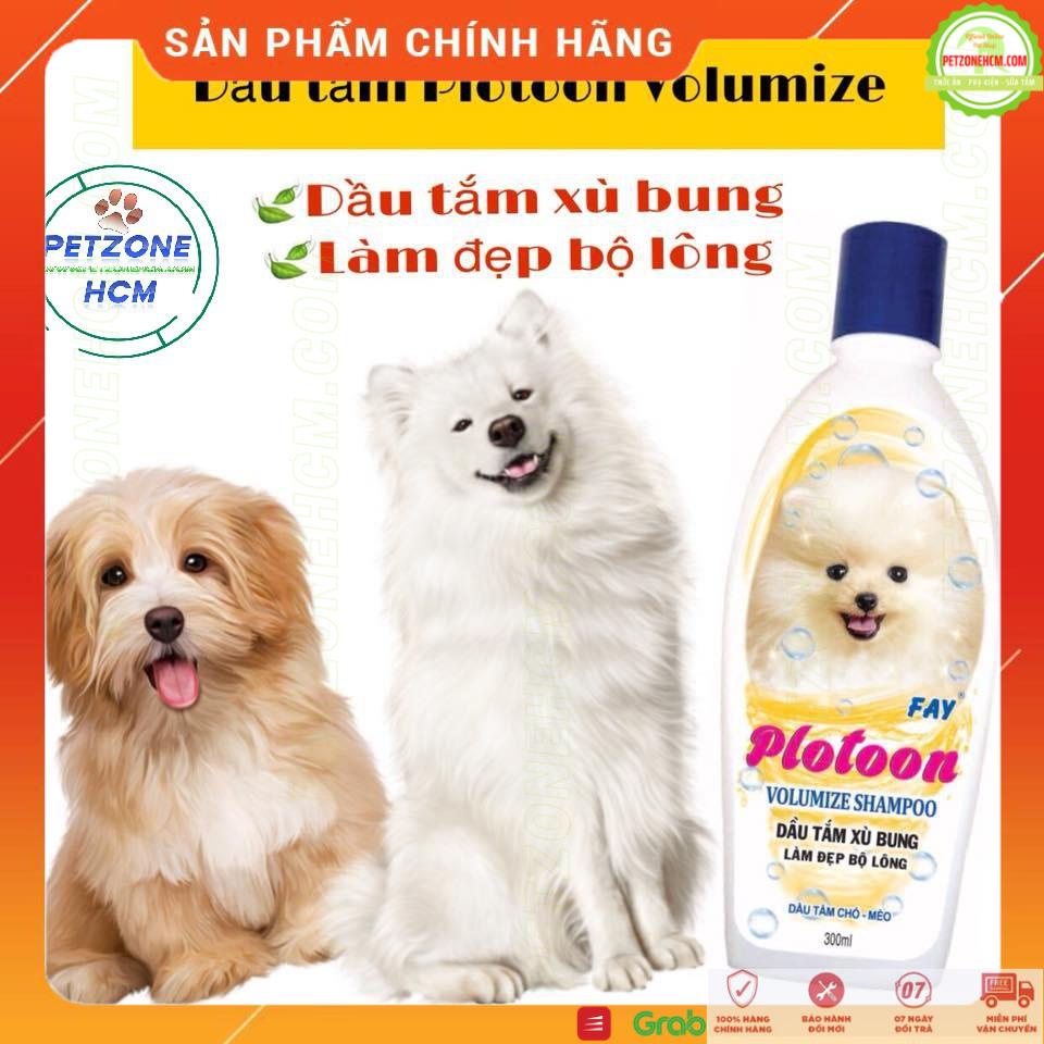 Sữa tắm FAY PLOTOON Volumize cho chó lông xù 300ml ️ FREESHIP ️ Dầu tắm xù bung, làm đẹp bộ lông cho các giống chó mèo