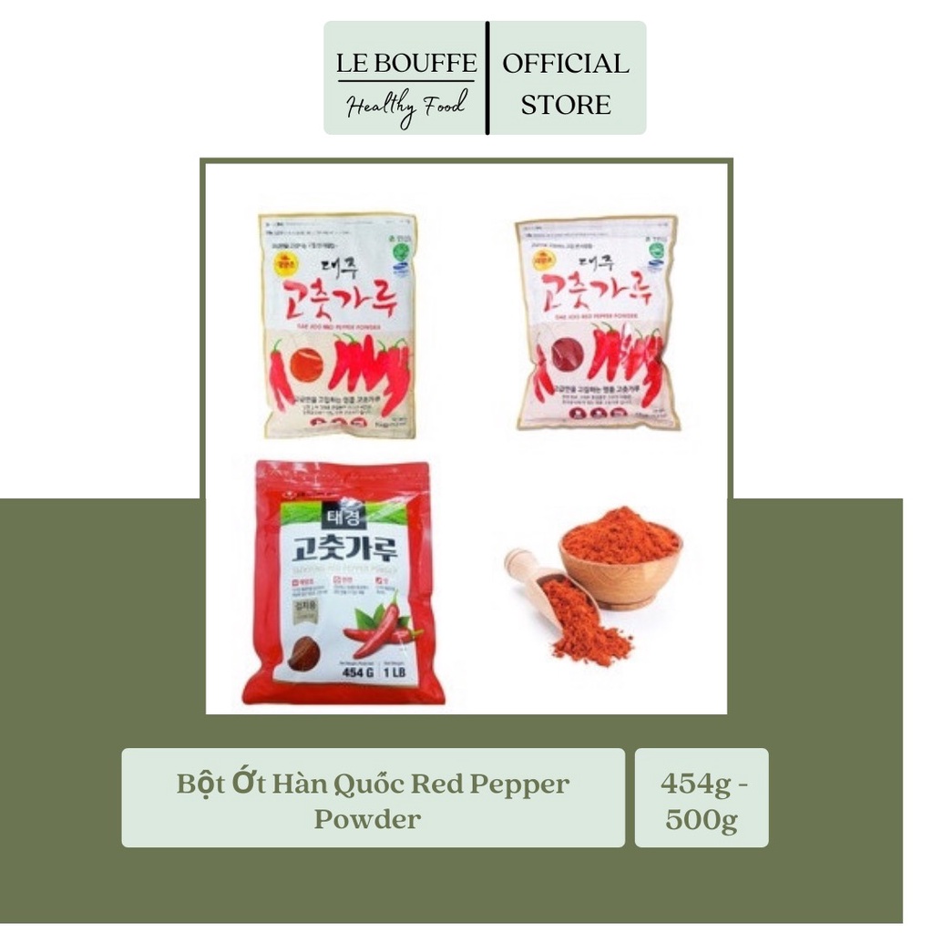 Bột Ớt Hàn Quốc Red Pepper Powder 454g - 500g
