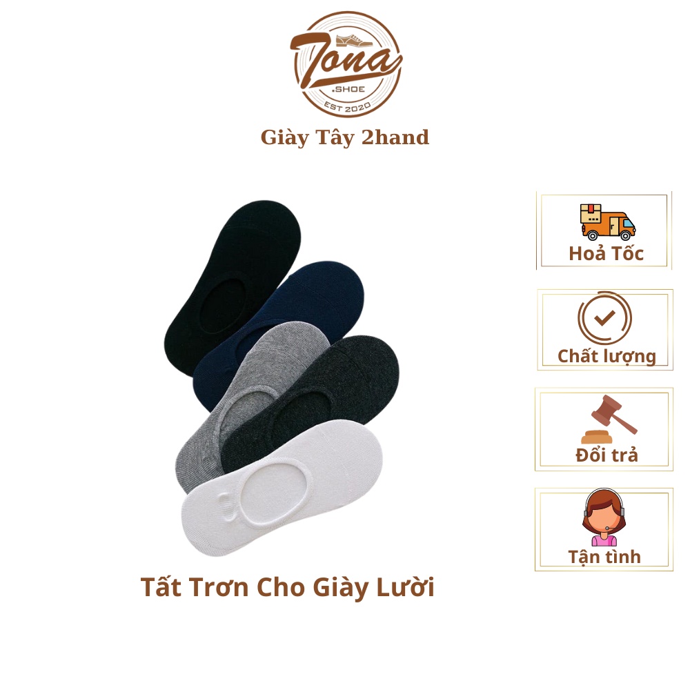 [TonaShoe] Tất Cổ Ngắn Sát Gót Dấu Vớ Dành Cho Giày Lười