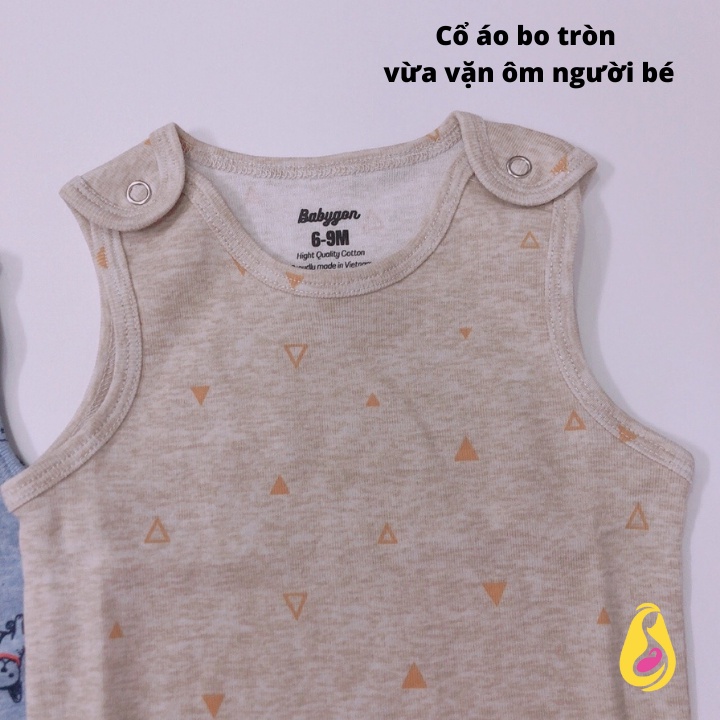 Bodysuit cho bé trai gái sơ sinh Babygon BDS001