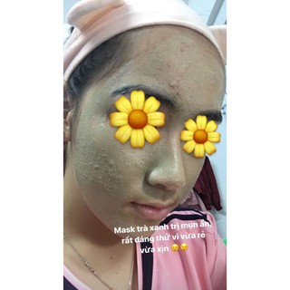 Mặt nạ trà xanh handmade