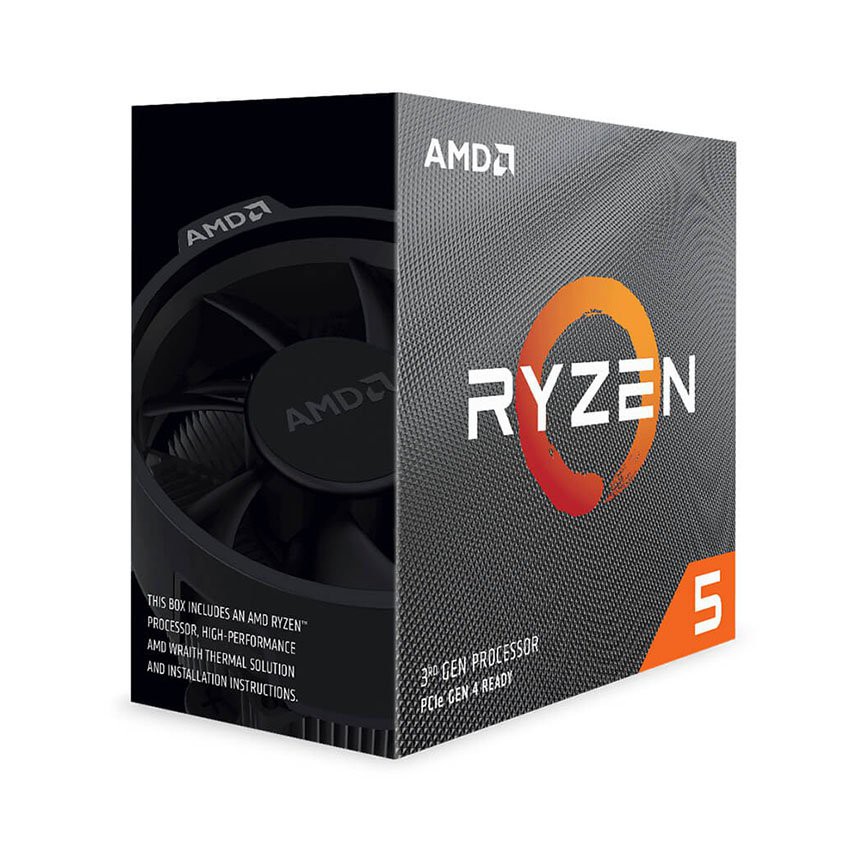 Bộ vi xử lý AMD Ryzen 5 3600, with Wraith Stealth cooler/ 3.6 GHz (4.2 GHz with boost) / 32MB / 6 cores 12 threads /65W