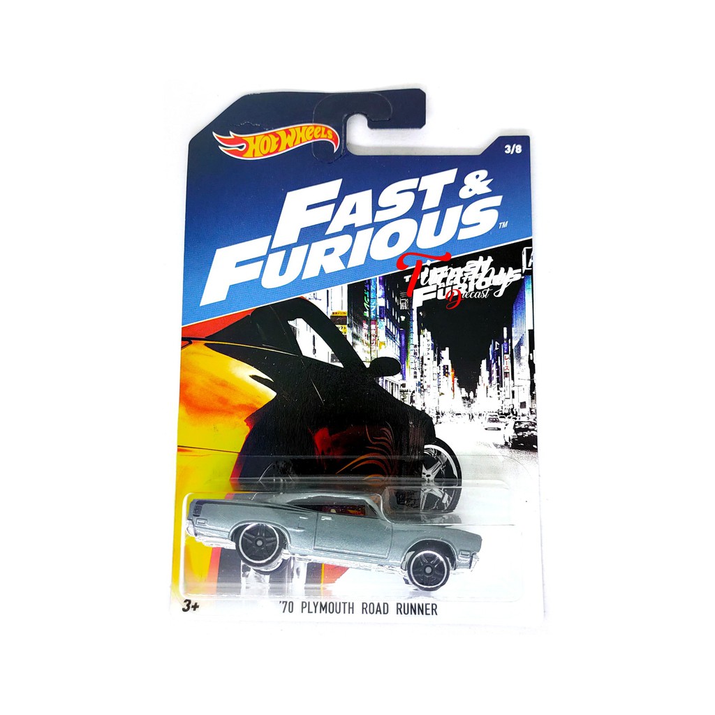 Hotwheels Bộ Thẻ Bài Trò Chơi Fast And Furious Plymouth