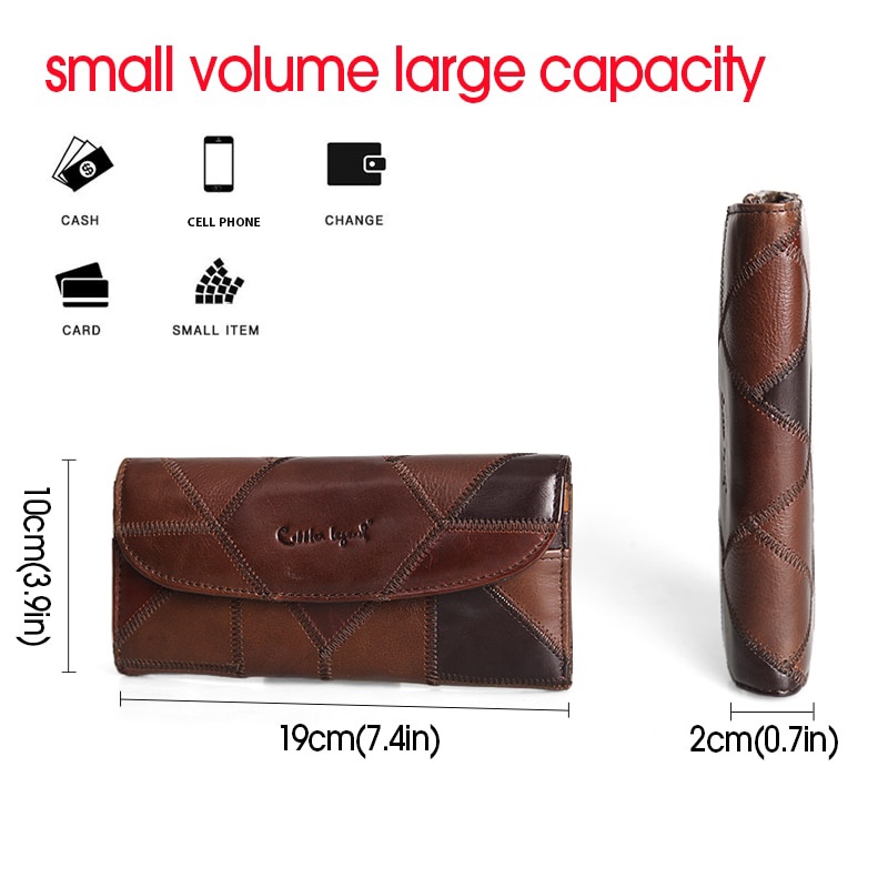 Ví da COBBLER LEGEND dáng dài thời trang sành điệu cho nữ