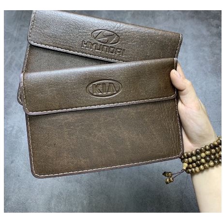 Ví Túi Bóp đựng giấy tờ đăng kiểm xe oto logo hãng xe cao cấp bền đẹp