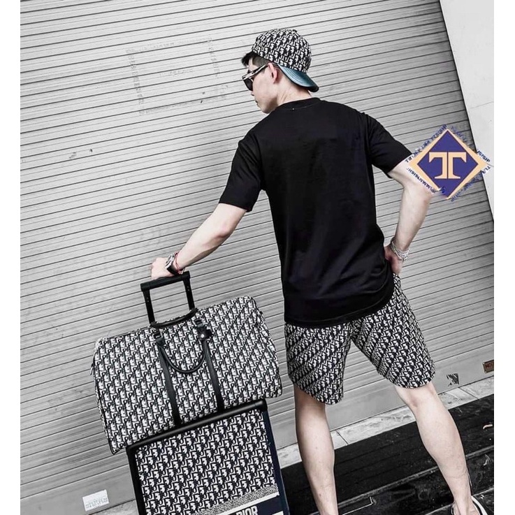 Set bộ thun Dior-2340 vân chìm túi ngực, bộ thể thao Diorr hot trend 2022, Bin Store