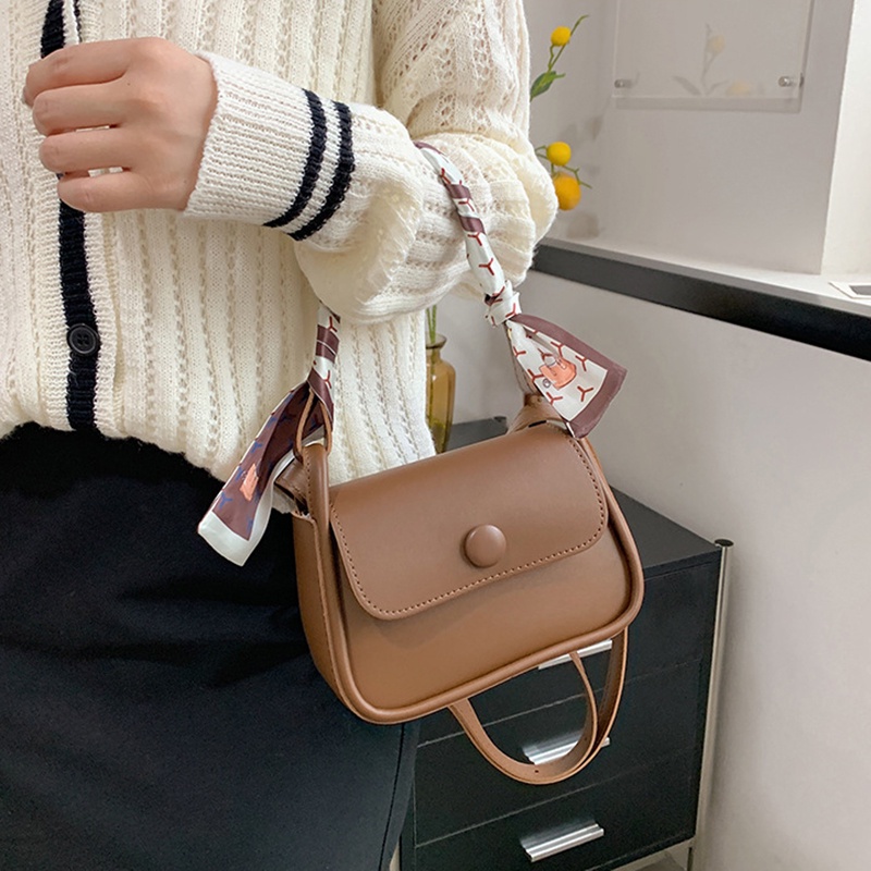 Túi xách IELGY đeo vai bằng lụa cỡ nhỏ đơn giản thời trang dành cho nữ