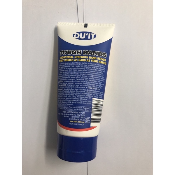 Kem dưỡng lm mềm da tay DUIT Tough Hands Intensive Hand Cream for Dry Hands 150g.Hàng Úc