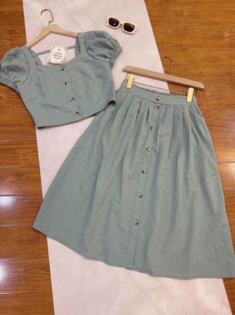 Sét áo chân váy rời