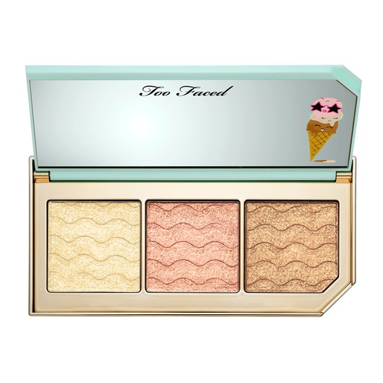 BẢNG PHẤN BẮT SÁNG 3 Ô TOO FACED TRIPLE SCOOP HYPER REFLECTIVE HIGHLIGHTING PALETTE CHÍNH HÃNG - 3972